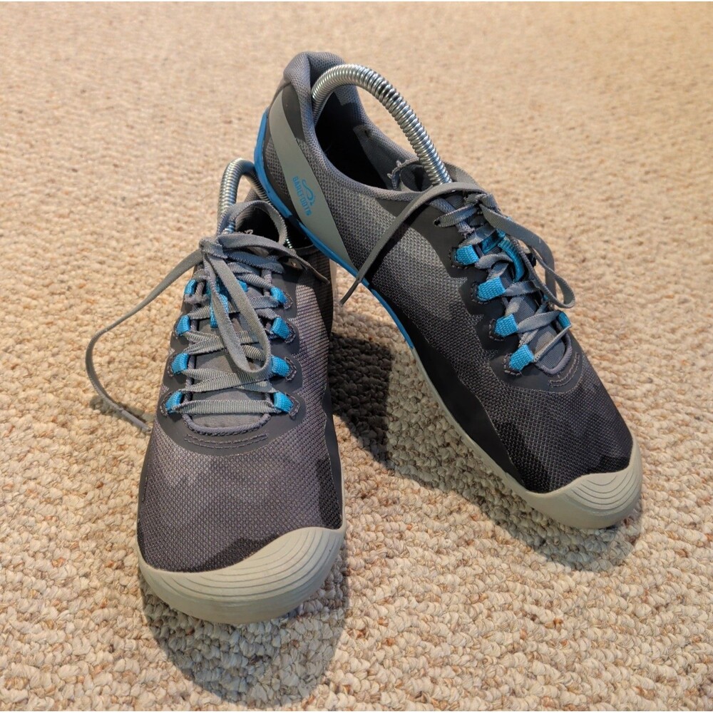 Merrell Vapor Glove 4 Running Shoes Womens 10 Gray Blue Barefoot Minimalist